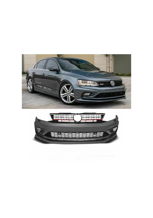 Vw Jetta 2016-plastik Boyasız Mk6 Gli Ön Tampon
